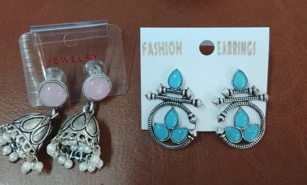 Traditional Teardrop Earrings Pack Of 2