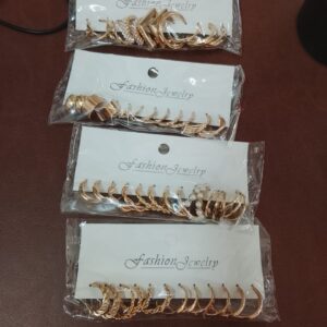 24 Pairs Combo Set Latest Stylish Hoop Earings