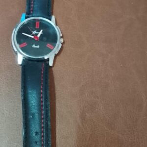 Mens Black Casual Analog Watch