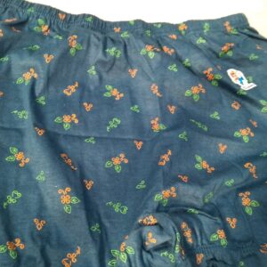 Teal Colour Printed Shorts For Women Size M