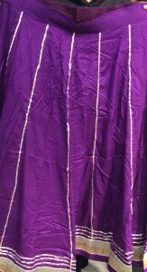 Purple Colour Lehenga For Women Size Xl