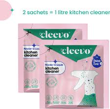 Clevo Kitchen Surface Cleaner Spray 14Gm Pack Of 2