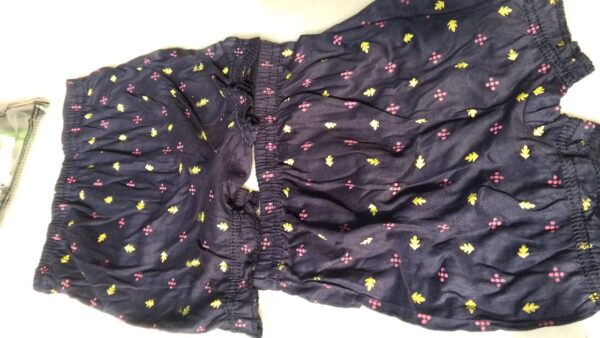 Navy Blue Printed Bloomer For Kids Size 5 To 6 Year Pack Of 2