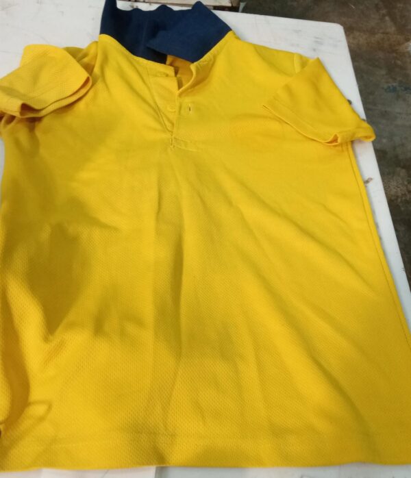 Boys Polo T Shirt Yellow Size 30