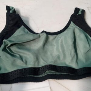 Womens Non Padded Sport Bra Green Size 38