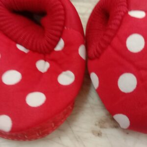 Red Color Printed Shoes For Infant Baby