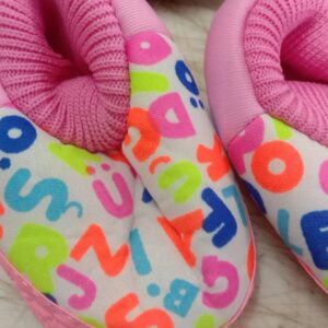 Pink Color Printed Shoes For Infant Baby