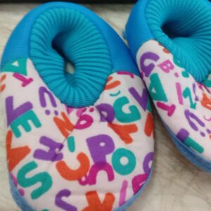 Blue Printed Shoes For Infant Baby