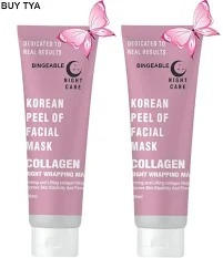 Korean Peel Off Facial Collagen Mask 90 Ml Pack Of 2