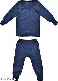Blue Color Winter Kids Inner Size L