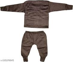 Brown Color Winter Kids Inner Size L
