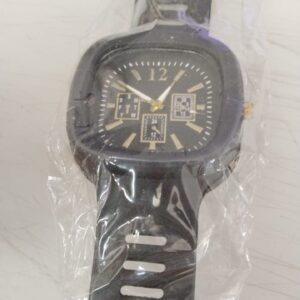 Black Color Analog Watch For Men