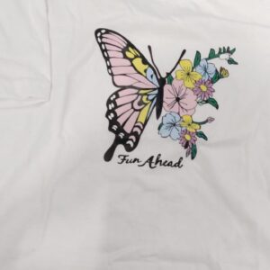 White Colour Short Crop Top Size M For Women