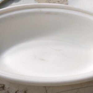 Oval Shape Curry Dish Small Bowls White 150Ml Pack Of 17