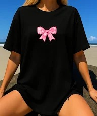 Szn Womens Pure Cotton Black T Shirt Size L