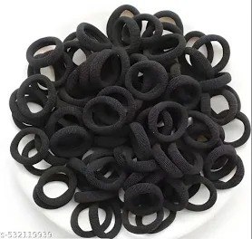 Black Rubber Band 50Pcs Approx