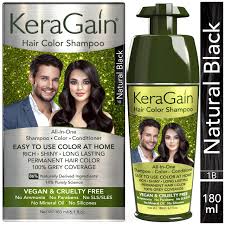 Keragain Hair Colour Shampoo 180 Ml Darkest Brown