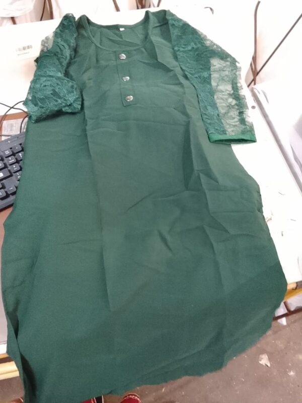 New Ladies Net American Crepe Kurti Size S