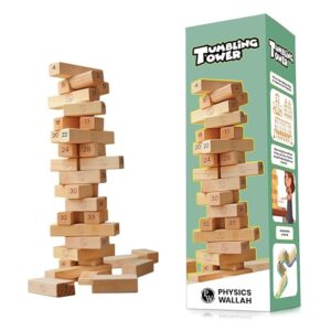 Pw Tumbling Tower Premium Stacking Tower Game Kids Adult Family