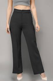 Womens Black Trouser Size L