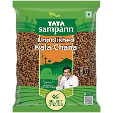 Tata Sampann Unpolished Kala Blackbrown Chana 1 Kg