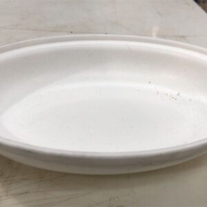 Lifeplast Curry Oval Shape Bowl White 250Ml Set Of 3
