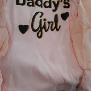 Puff Sleeves Girls Top Peach Color Size M