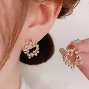 Korean Stud Earrings For Women And Girls