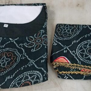 Multicolour Printed Kurta Dupatta For Women Size Xxl