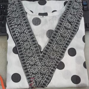 White Colour Kurta For Women Size 34