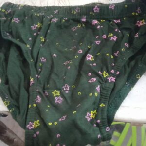 Womens Printed Panty Green Size 30