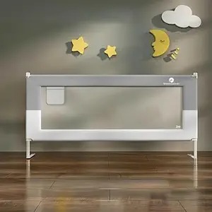 Star And Daisy Baby Bed Guard Rail For Infant Toddler Safety Adjustable Height Tbody Support Frame
