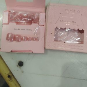 Pep Nails Mini Nail Bar 24 Tips Prep Kit Pink