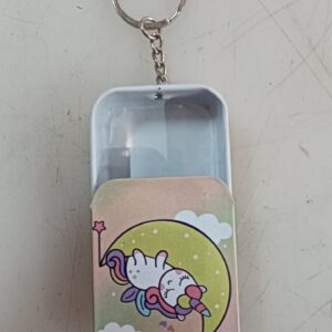 Ms Customized Mini 15 Photo Plus 1 Wish Book Album Tin Keychain