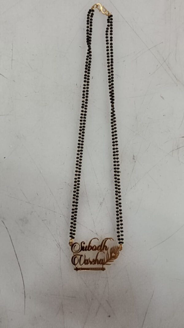 Couple Name Customization Mangalsutra