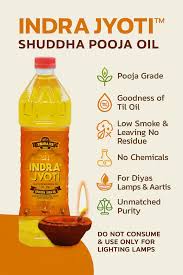 Swarajya India Sri Indra Jyoti Shudh Pooja Oil 900 Ml