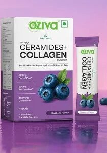Oziva Phytoceramides Collagen Builder 7 Sachets Blueberry 7X6G