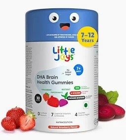Little Joys Dha Brain Health For Improved Concentration Strawberry Flavour