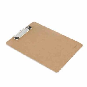 Wood Brown Color Exam Clipboard