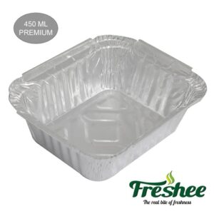 Freshee Aluminium Foil Container 450Ml Pack Of 100