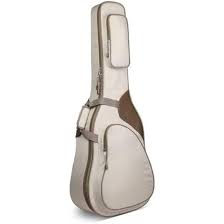 Mg Music Galaxy Heavy Duty Padded Guitar Bag 41 Inch Fit Acoustic Bag Golden Colour