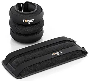 Fovera Weight Cuff 5Kg Strength Gain Physiotherapy Rehabilitation Men Women Set Of 2