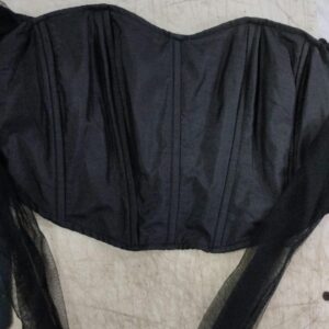 Black Corset Top For Women Size 4Xl