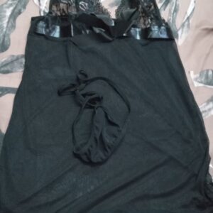Color Black Nightwear For Women Size M