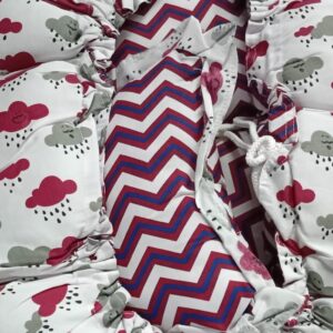 Baby Pillow Mattress Set White