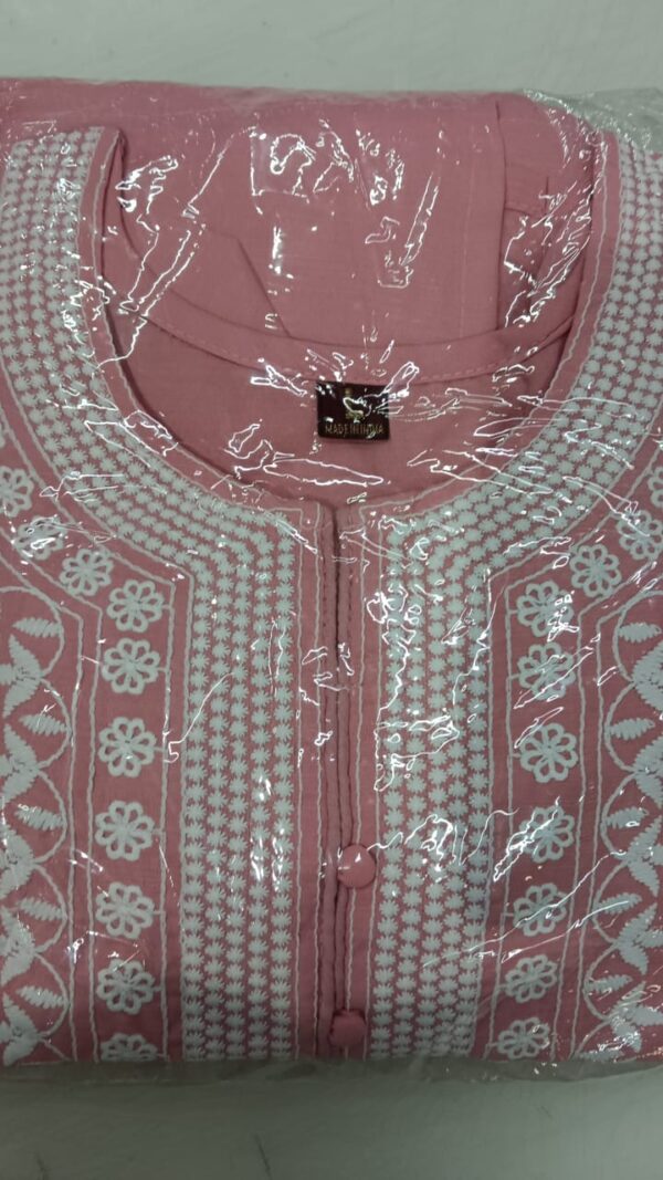 Women Dress Set Pink Color Size L