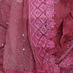 Women Dress Unstitched Pink Color