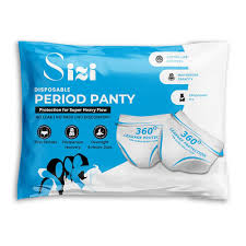 Sizi Ultra Absorbent Heavy Flow Disposable Period Panties Size Xl 2Pcs