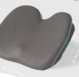 Klaudena Office Chair Cushion For Tailbone Pain Pressure Relief Cushion Long Sitting Hours