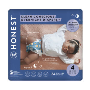 Honest Overnight Diapers Star Signs Size 4 24 Diaper Pants